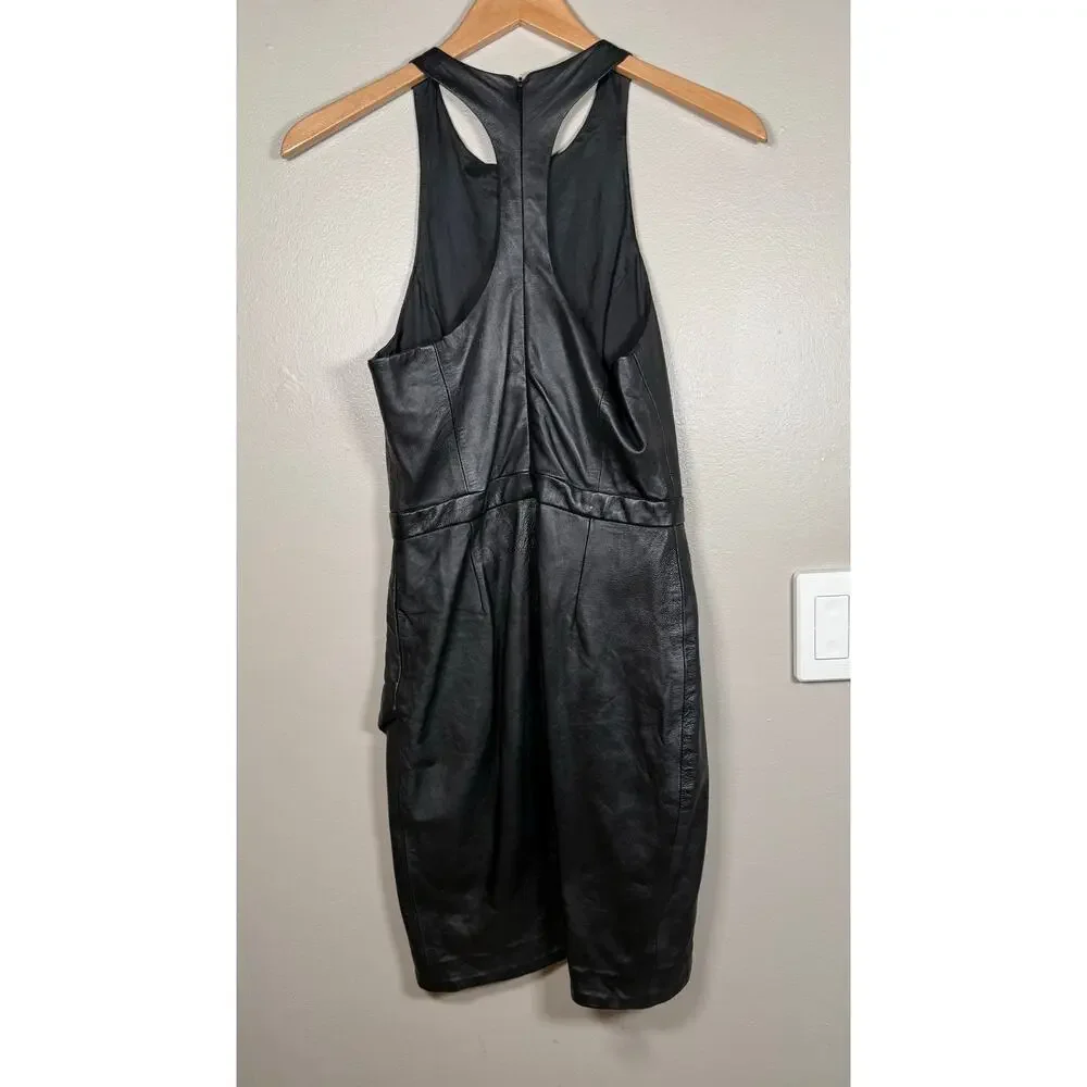 Zimmermann Leather Dress size 1/M - Picture 4 of 12
